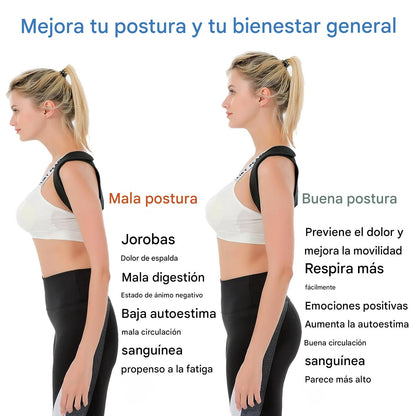 CORRECTOR DE POSTURA INTELIGENTE: SIÉNTETE ERGUIDO, SEGURO Y SIN DOLOR