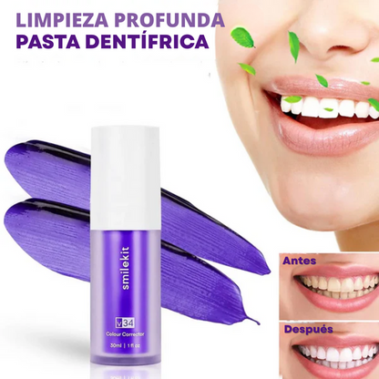 Fórmula Violeta, Equilibra el Color y Mejora el Brillo Dental